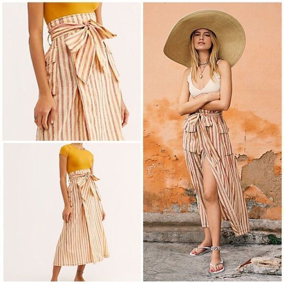 FREEāPEOPLEāOneĀ NataliaāStripedāSkirt - Picture 2 of 3